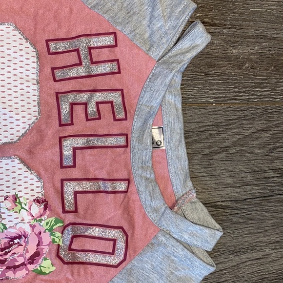 Pink and gray graphic t-shirt - Picture 2 of 3